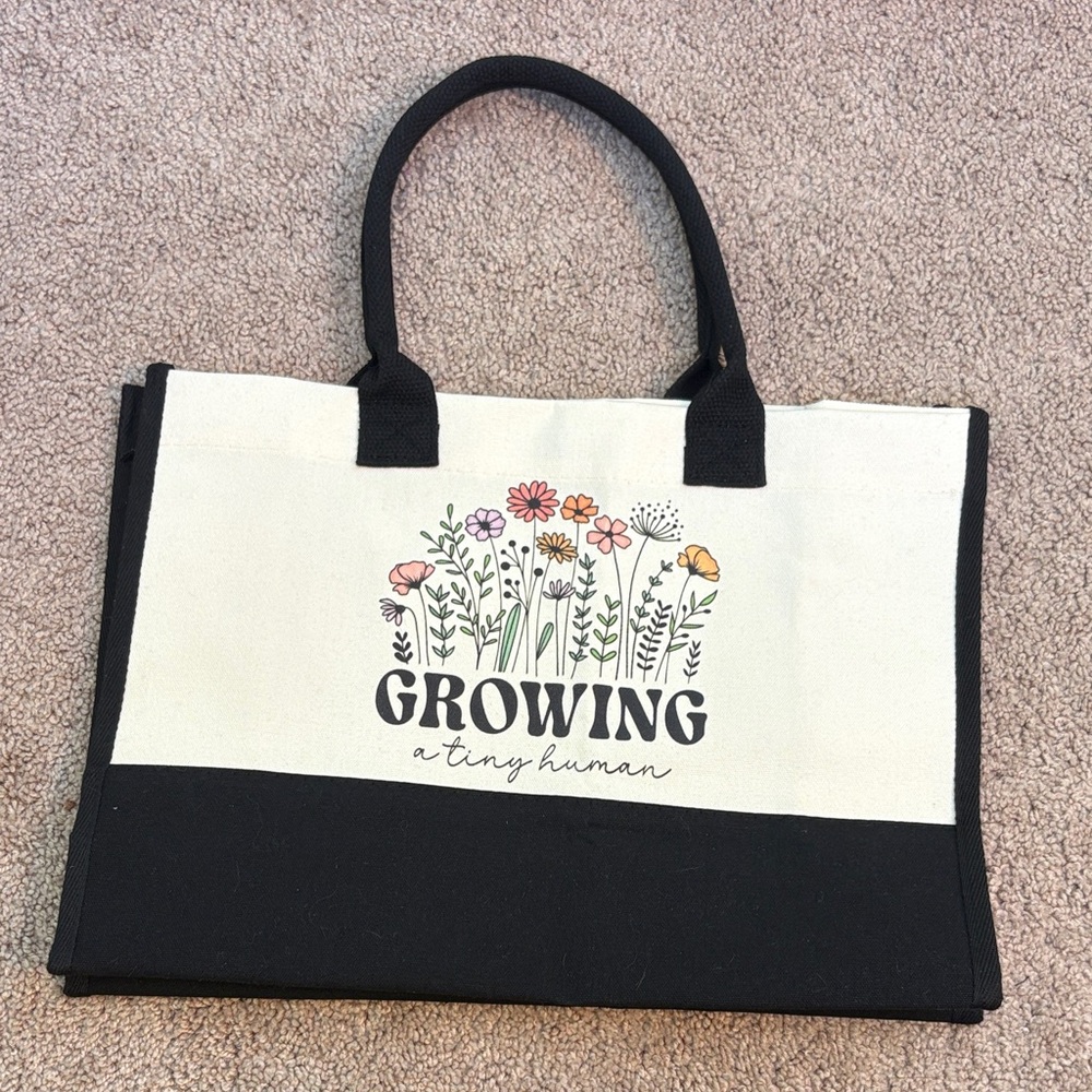 Floral Canvas Tote